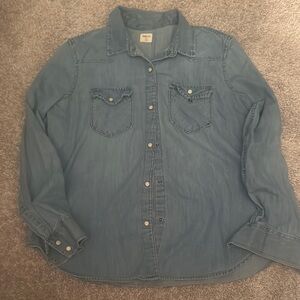 Women’s Blue Denim Shirt